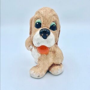 Vintage Tinker Ware Moorcraft England "JOEY"  Basset Hound Dog Puppy Figurine 4”